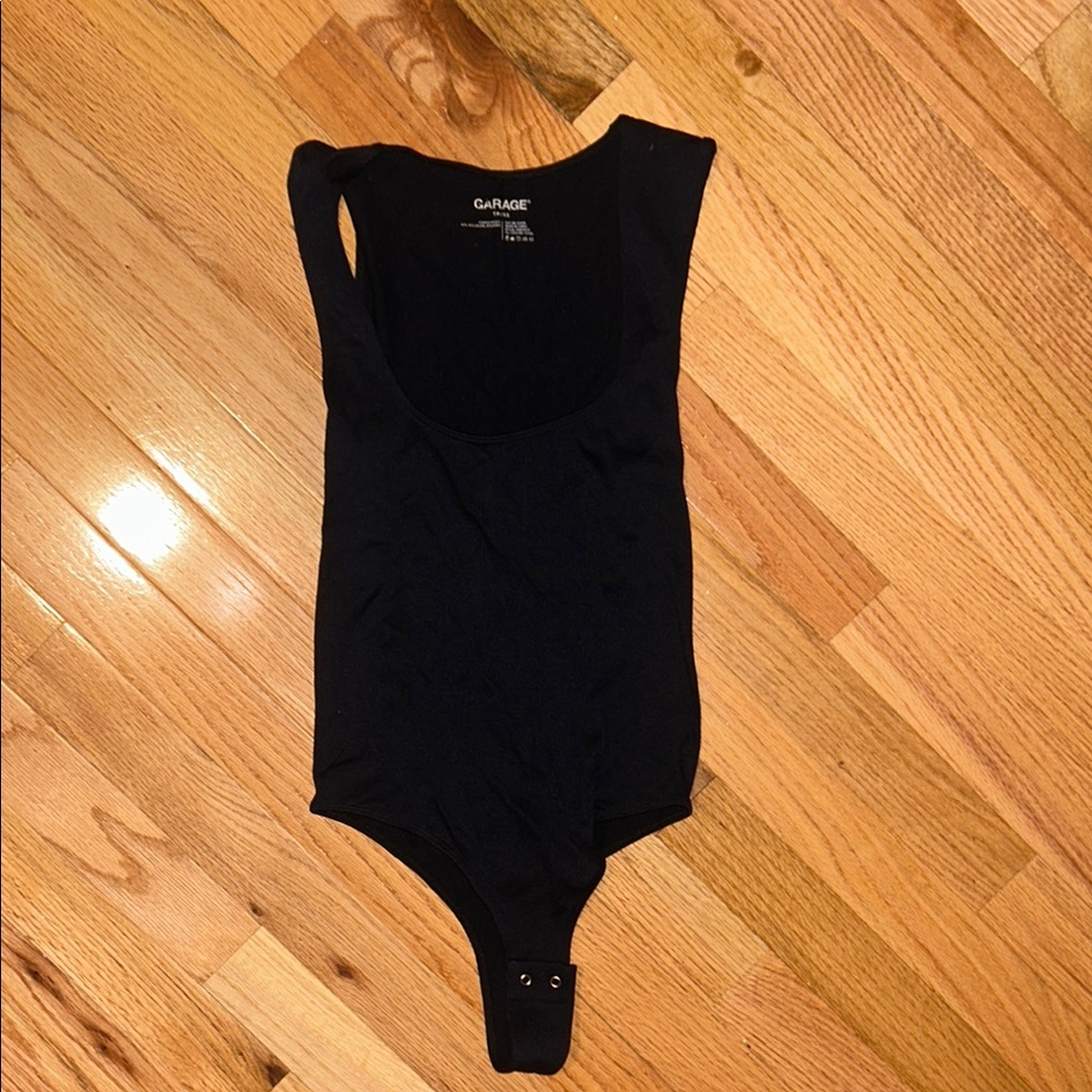 Garage Black Bodysuit One Piece Sleeveless